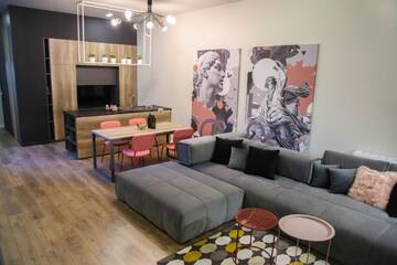 Фото номера Апартаменты Делюкс Апарт-отели Apart Hotel на Трояндовой г. Черновцы 12